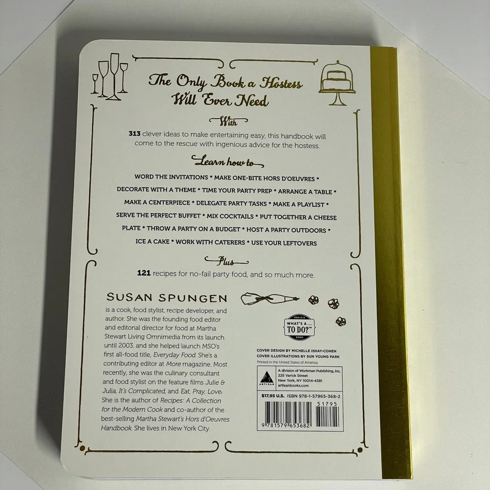 What's a Hostess to Do? Susan Spungen Entertaining Guide Cookbook 9781579653682